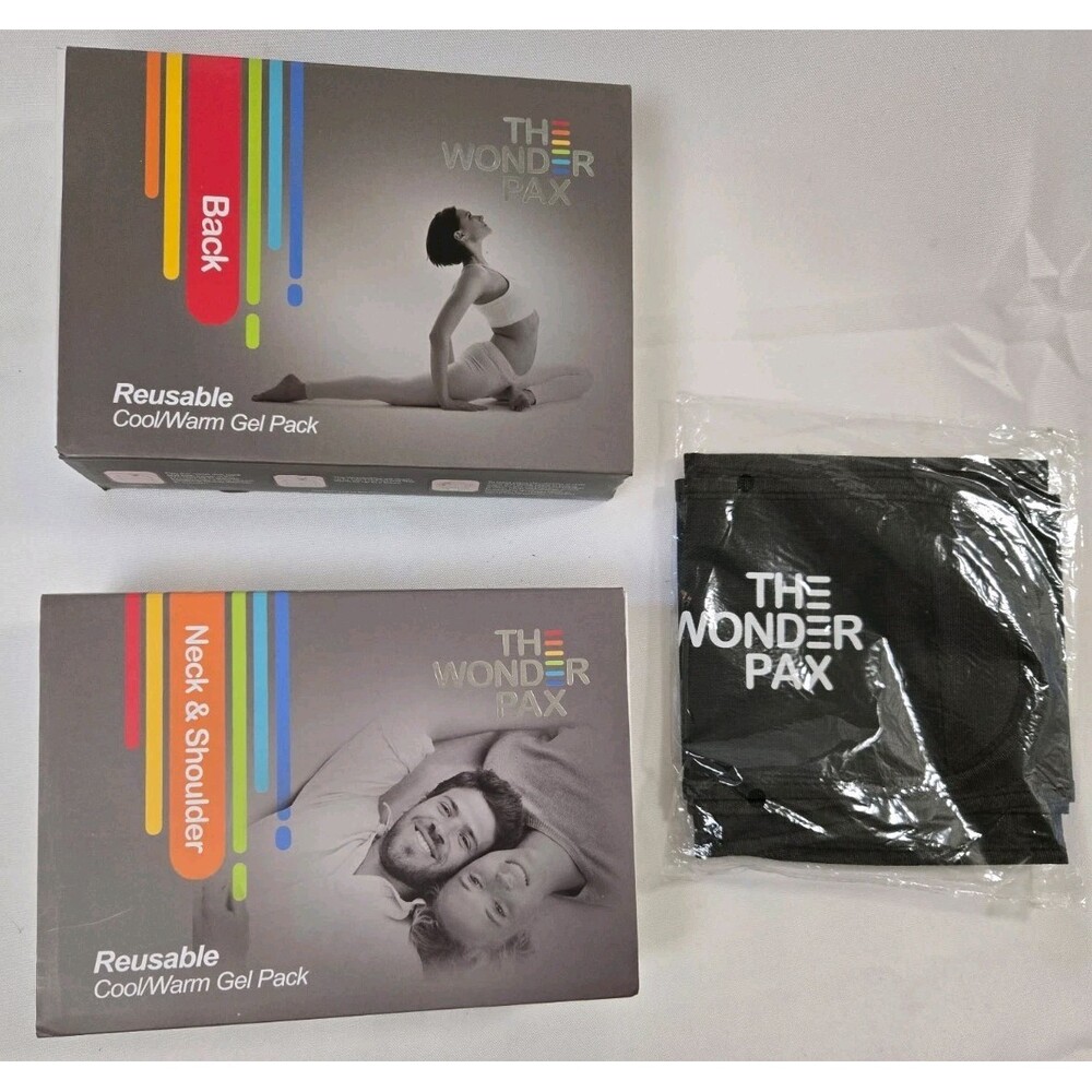 The Wonder Pax BACK & NECK Shoulder Reusable Cool Warm Compress Gel Pack & Belt